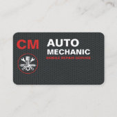 Carte De Visite Mobile Mechanic Auto Repair Services (Devant)