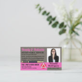 Carte De Visite Mobile Notary Public Customizable Photo Business C (Debout devant)