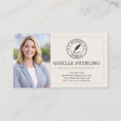 Carte De Visite Mobile Notary Public QR Code Photo  (Devant)