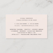 Carte De Visite Mobile Notary Service Photo Business Card (Dos)