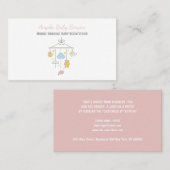 Carte De Visite Mobile suspendu pour chambre de bébé (Devant / Derrière)