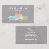 Carte De Visite Mobilier (Devant / Derrière)