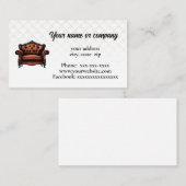 Carte De Visite Mobilier (Devant / Derrière)