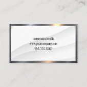 Carte De Visite Mobilier de l'appareil | Réparateur (Dos)