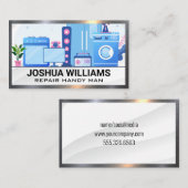 Carte De Visite Mobilier de l'appareil | Réparateur (Devant / Derrière)