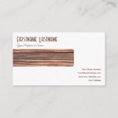 Carte De Visite Mobilier marron et blanc design et design (Dos)