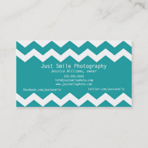 Carte De Visite Mod Chevron