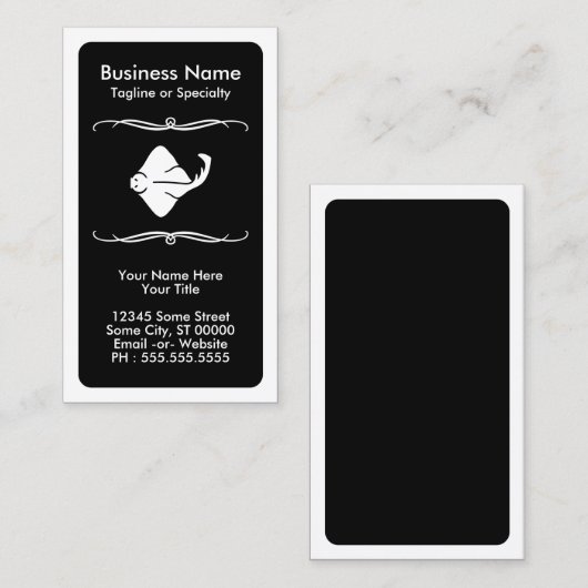 Carte De Visite mod stingray (Devant / Derrière)