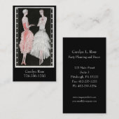 Carte De Visite Mode 20s d'hurlement (Devant / Derrière)