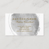 Carte De Visite Mode / Aquarelle broyée (Dos)