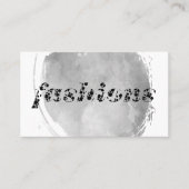 Carte De Visite Mode / Aquarelle broyée (Devant)