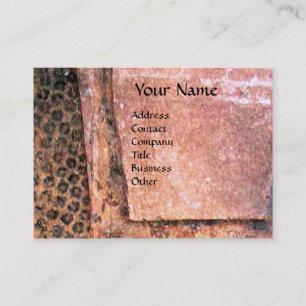 Carte De Visite MODE & BEAUTÉ DE MONOGRAM D'ÉGYPTE ANTIQUE, rose