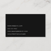 Carte De Visite Mode beauté mannequin (Dos)