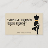 Carte De Visite Mode beauté mannequin (Devant)