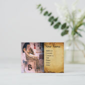 CARTE DE VISITE MODE & BEAUTÉ /PARC MONOGRAM ÉGYPTE ANTIQUE (Debout devant)