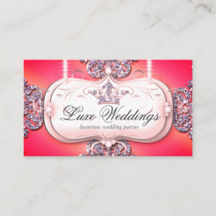 Carte De Visite Mode Bijoux Mariage élégant Parties scintillant de