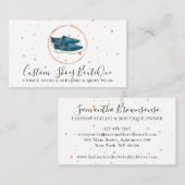 Carte De Visite Mode Boutique Canvas Chaussures Jean Basket (Devant / Derrière)