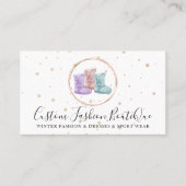 Carte De Visite Mode Boutique Maison intérieure Chaussures (Devant)