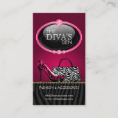 Carte De Visite Mode chic et impertinente (Devant)