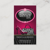 Carte De Visite Mode chic et impertinente (Devant)