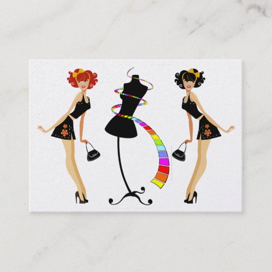 Carte De Visite Mode / Coiffure / Gestion du poids (Devant)