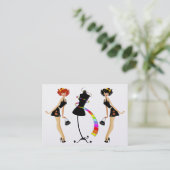 Carte De Visite Mode / Coiffure / Gestion du poids (Debout devant)