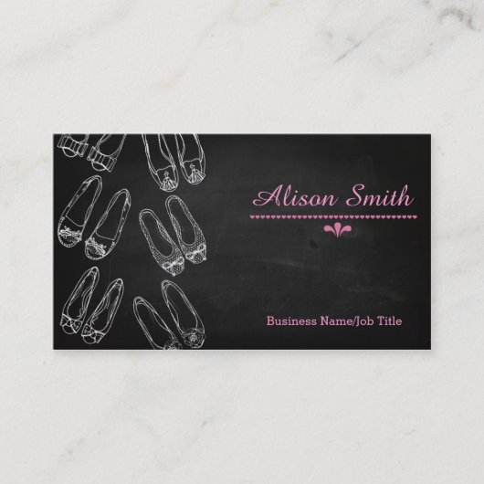 Carte De Visite Mode/Compléments/Accessoires/chaussures (Devant)