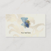 Carte De Visite Mode Corse & Fleurs (Dos)