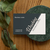 Carte De Visite Mode d'emploi des vêtements mode d'emploi noir bla