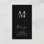 Carte De Visite Mode d'emploi moderne pour les Diffuseurs (Dos)