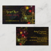 Carte De Visite Mode des arbres spiraux rustiques (Devant / Derrière)