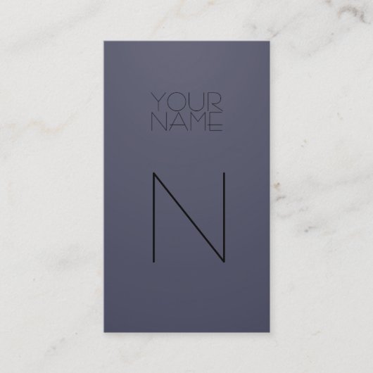 Carte De Visite Mode d'indigo (Devant)