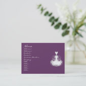 Carte De Visite #Mode #Diva - Dentelle blanche #Robe (Debout devant)