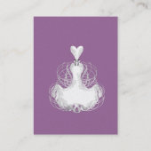 Carte De Visite #Mode #Diva - Dentelle blanche #Robe (Dos)