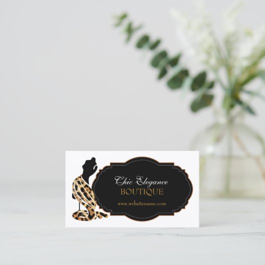 Carte De Visite Mode élégante (Debout devant)