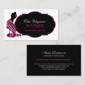 Carte De Visite Mode élégante (Devant / Derrière)