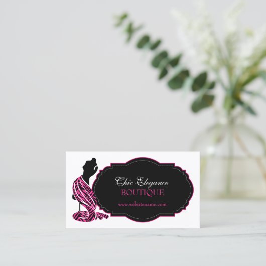 Carte De Visite Mode élégante (Debout devant)