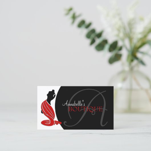 Carte De Visite Mode élégante (Debout devant)