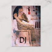 CARTE DE VISITE MODE ET BEAUTÉ DU MONOGRAM D'ÉGYPTE ANTIQUE (Dos)