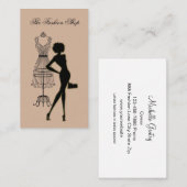 Carte De Visite Mode et style (Devant / Derrière)