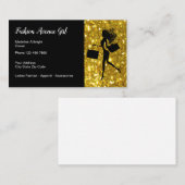 Carte De Visite Mode étincelante et habillement (Devant / Derrière)