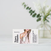 Carte de visite mode Glam Chic (Debout devant)