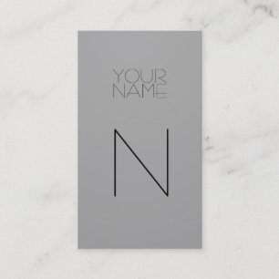 Carte De Visite Mode gris-clair