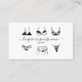 Carte De Visite Mode lingerie (Devant)