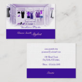 Carte De Visite Mode mode (Devant / Derrière)