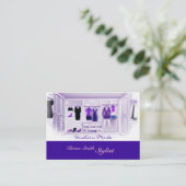 Carte De Visite Mode mode (Debout devant)