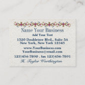 Carte De Visite Mode / Optique / Entraîneur de carrière - SRF (Dos)