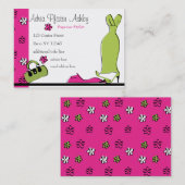 Carte De Visite Mode Printemps (Devant / Derrière)