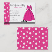 Carte De Visite Mode Printemps (Devant / Derrière)