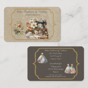 Carte De Visite Mode rétro